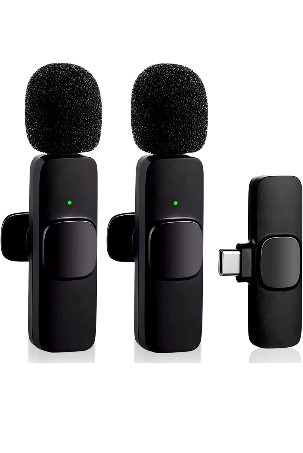 Bumpi K9 Dual Wireless Microphone for All iso & Smartphones | Noise Cancellation Dual Mic Set with Receiver for Recording Interviews, Vlogging, YouTube, Reels, Online Class, Zoom Call-image-44