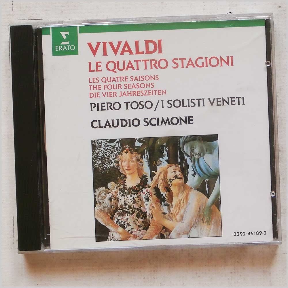 Four Seasons, Scimone [Audio CD] Antonio Vivaldi