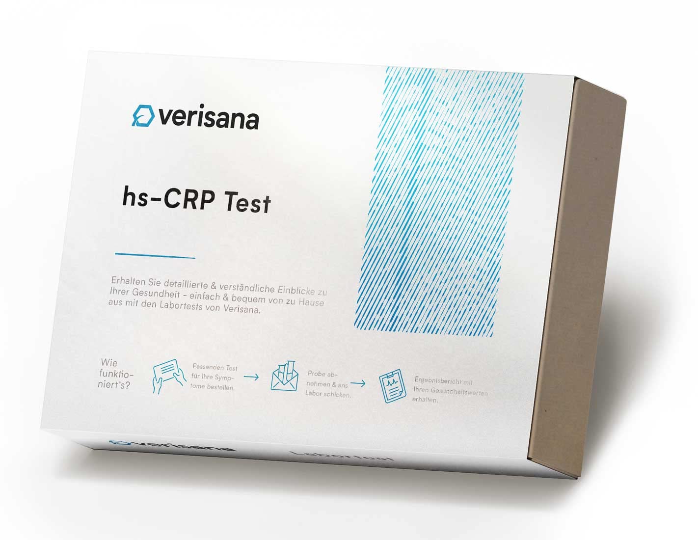 hsCRP Test – Prävention von Herz- und Gefäß-Erkrankungen – Hochsensitives C- reaktives Protein schnell und einfach bestimmen – Verisana