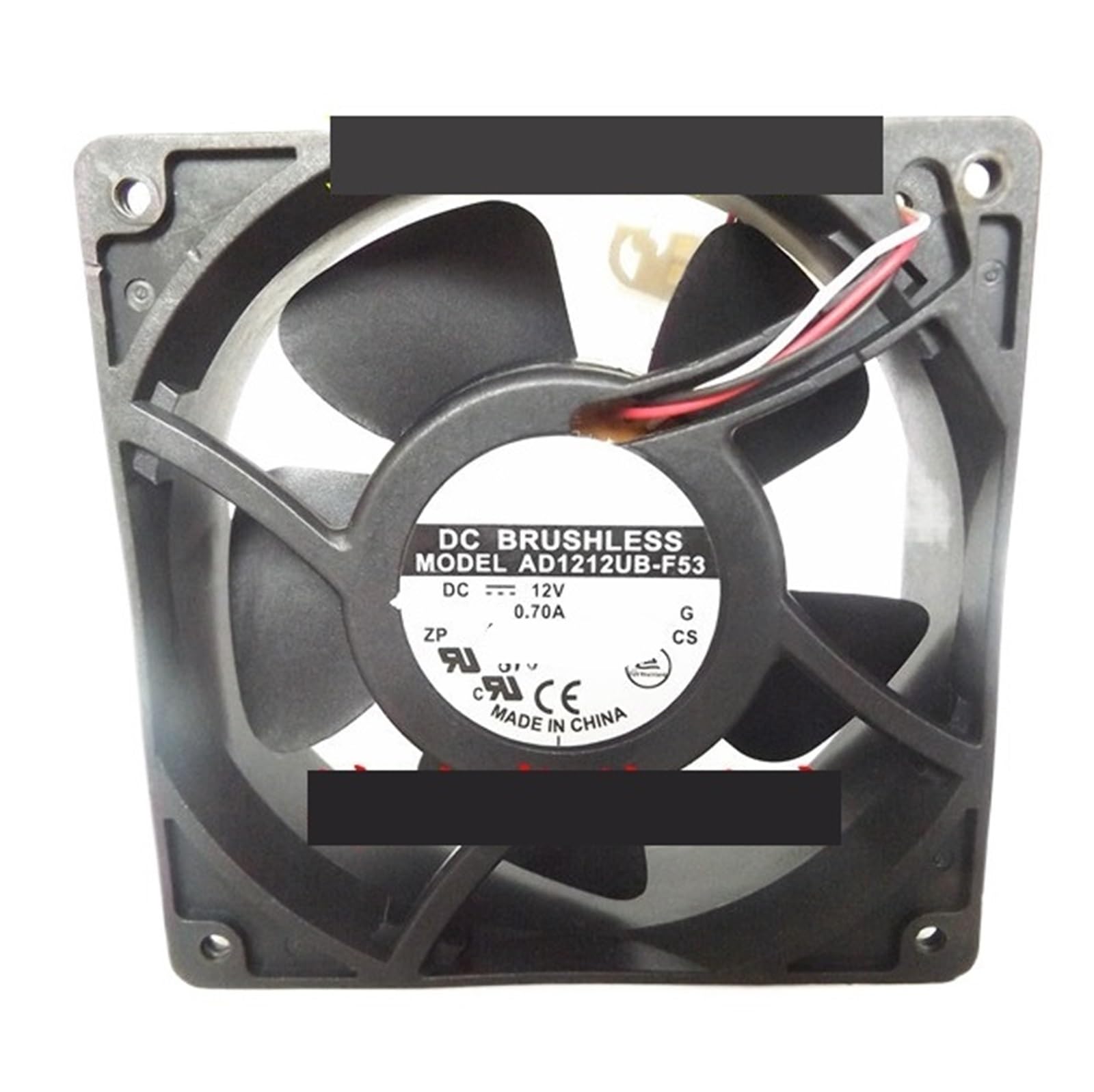 PEQYUACTE AD1212UB-F53 DC 12V 0.70A 120x120x38mm 3-Wire Cooling Fan