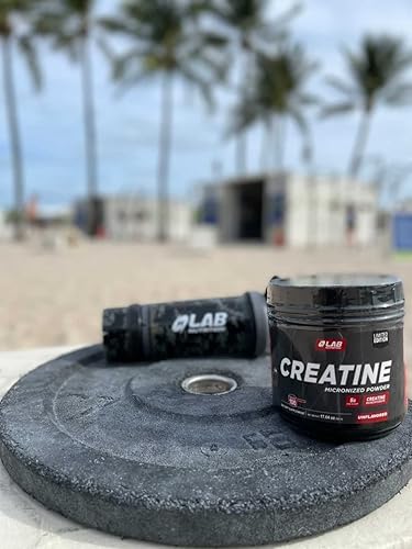 Miniatura 8 de Lab Nutrition - Suplemento de entrenamiento para construcción muscular, monohidrato de creatina micronizada pura, apto para dieta cetogénica, polvo
