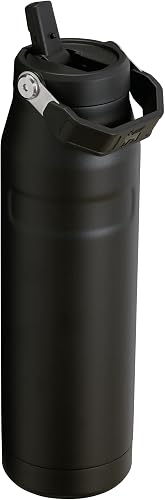 Stanley 1913 Flip Straw Sports Water Bottle 1.06L - Black - 8