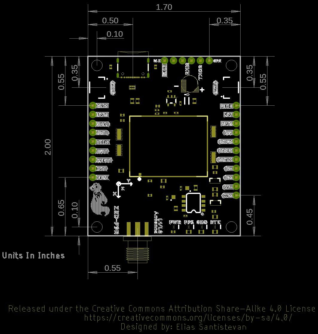 SparkFun GPS-RTK Dead Reckoning Breakout - ZED-F9R, SMA (Qwiic) 2X Qwiic Connectors Integrated SMA Connector for use with Antenna of Your Choice