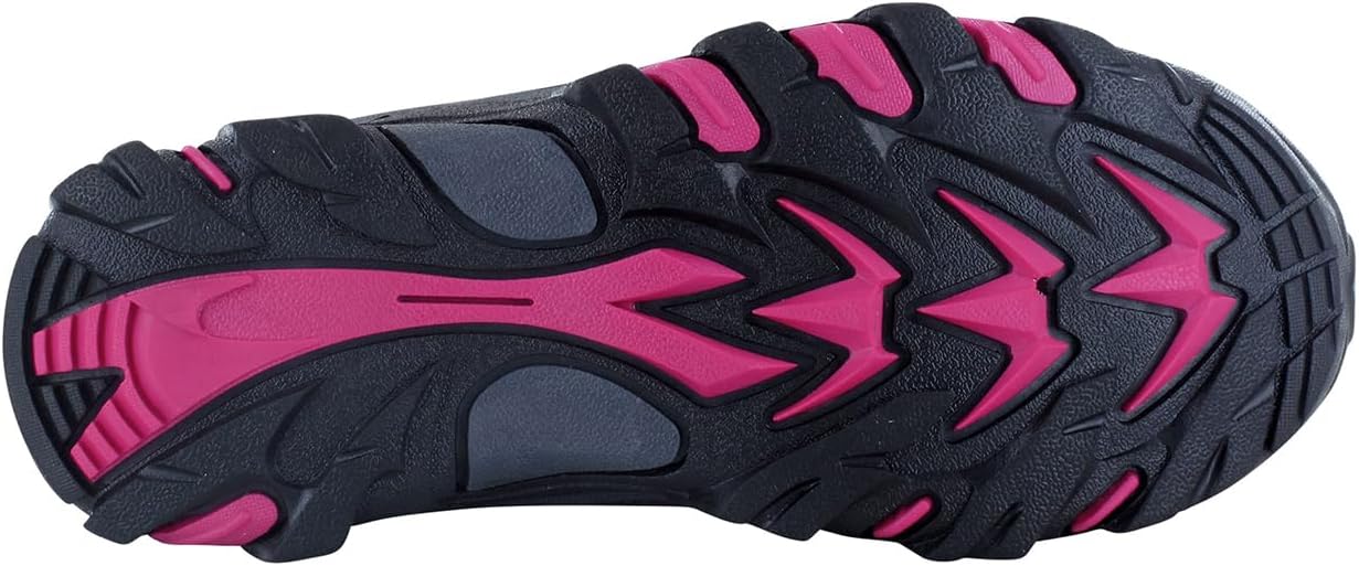 HI-TEC Blackout Mid Boots Dark Rose/Fuchsia UK 11 Dark Rose/Fuchsia