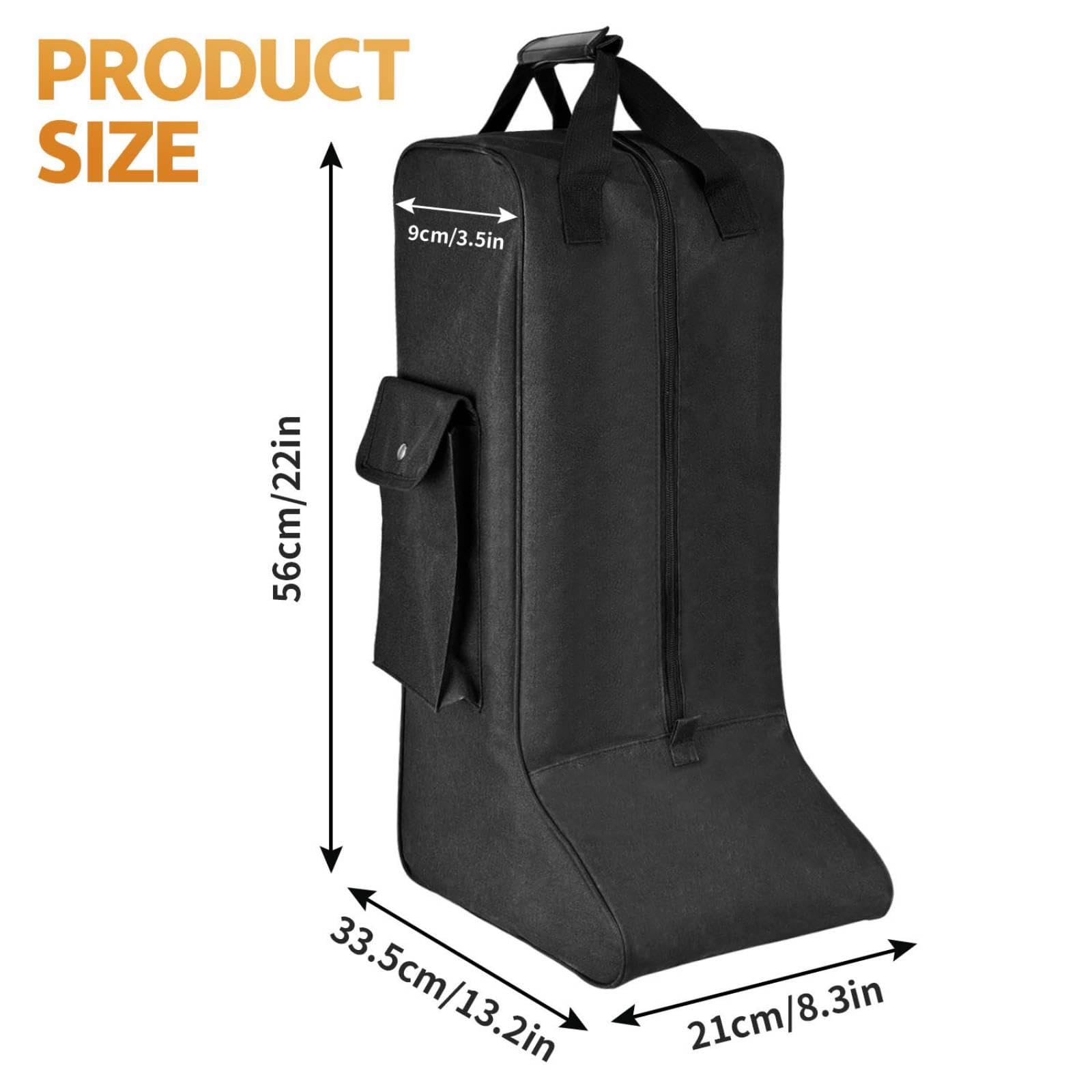 Borsa Porta Stivali da Equitazione con Manico in PU, Impermeabile E Versatile.