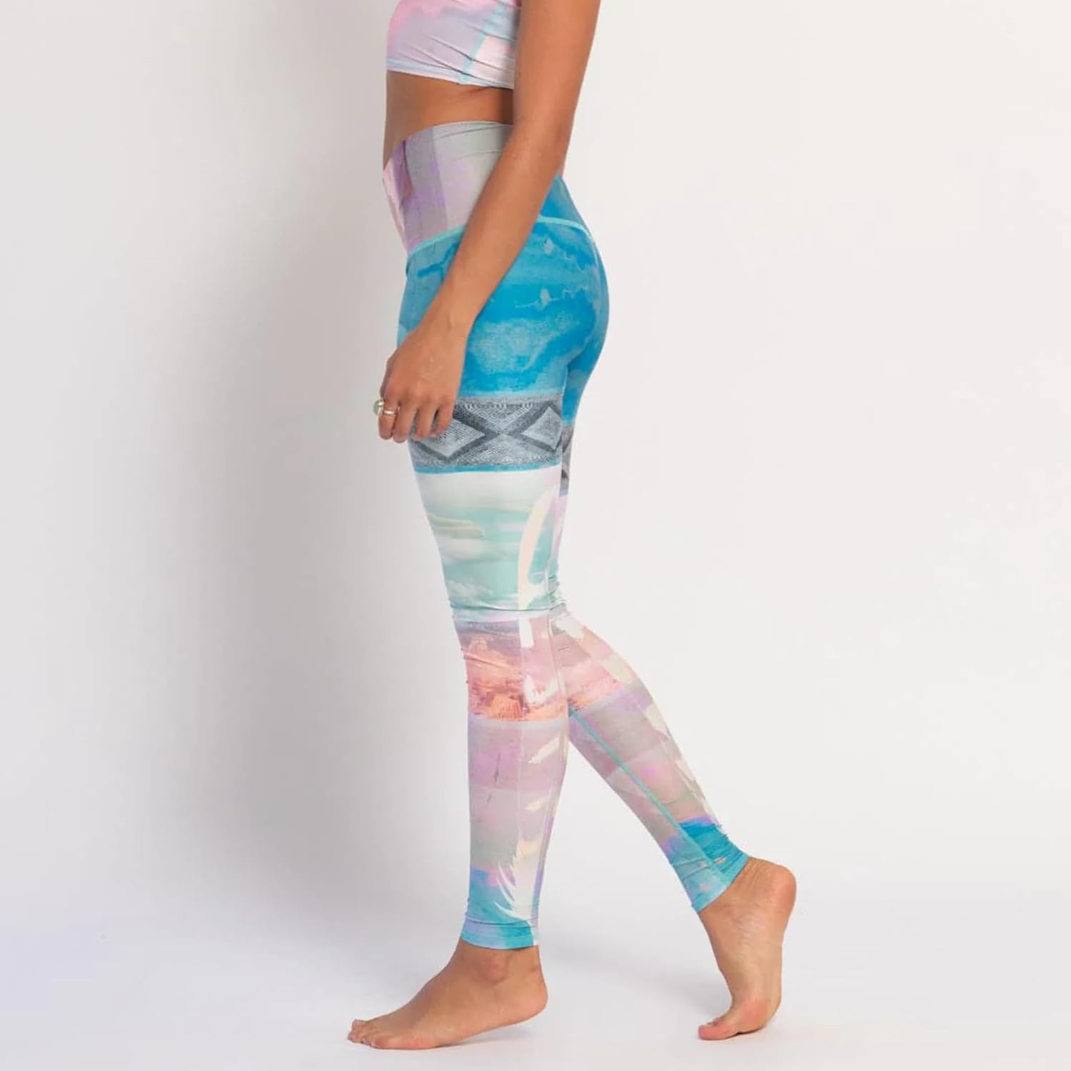 teeki Hot Pants Leggings for Women, USA Made Sustainable Eco Luxury Activewear Quick Dry