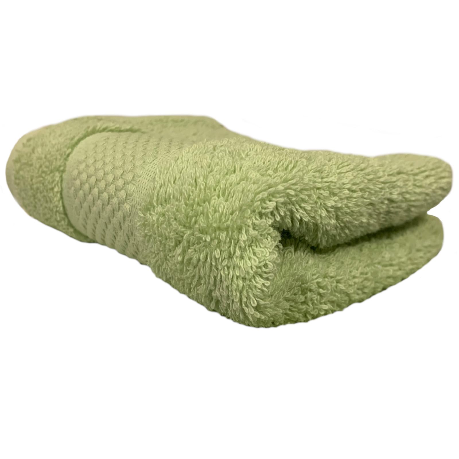 Sue Rossi Towels 100% Turkish Combed Organic Cotton, 600gsm Thick, Plush Soft & Highly Absorbent, Quick Dry Home Or Hotel Quality Bathroom Towel (Sage Green, Guest Towel)