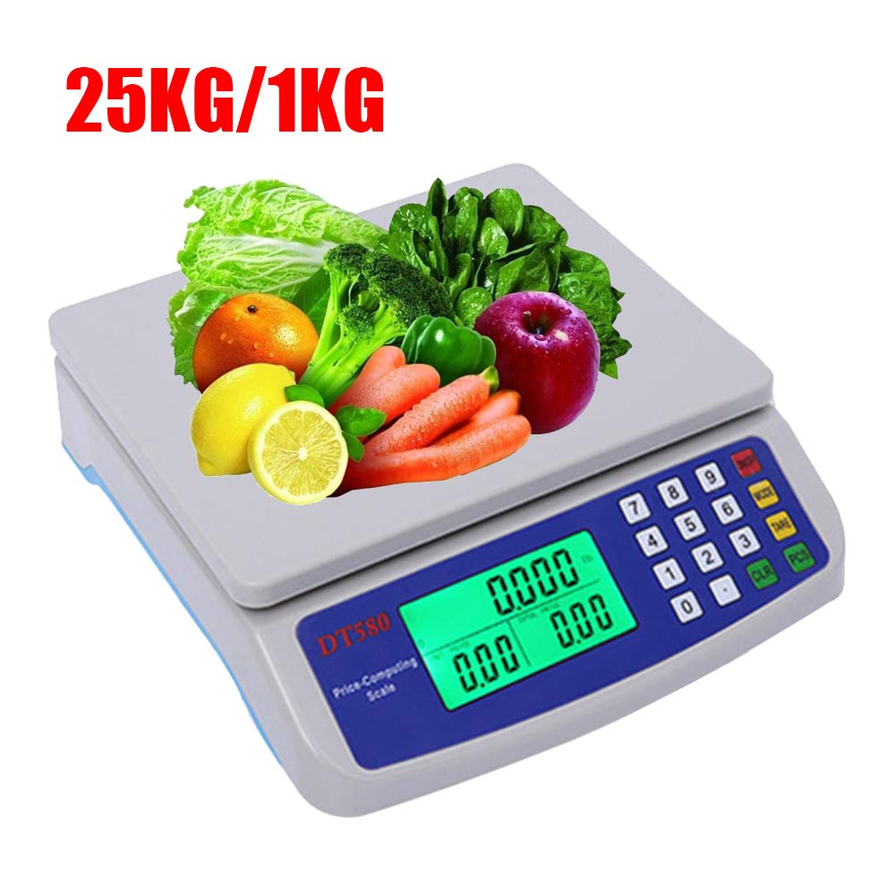 Buy Electronic Scale, 25KG 30KG Precision 1G Platform Scale, LED Diay