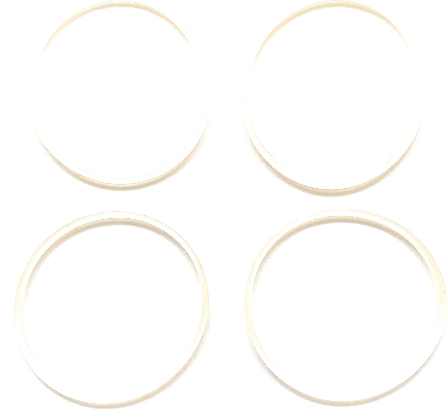 Replacement Gasket Compatible with Faberware Single Serve 4 Pack White 3" Diameter approximately (After market Part)