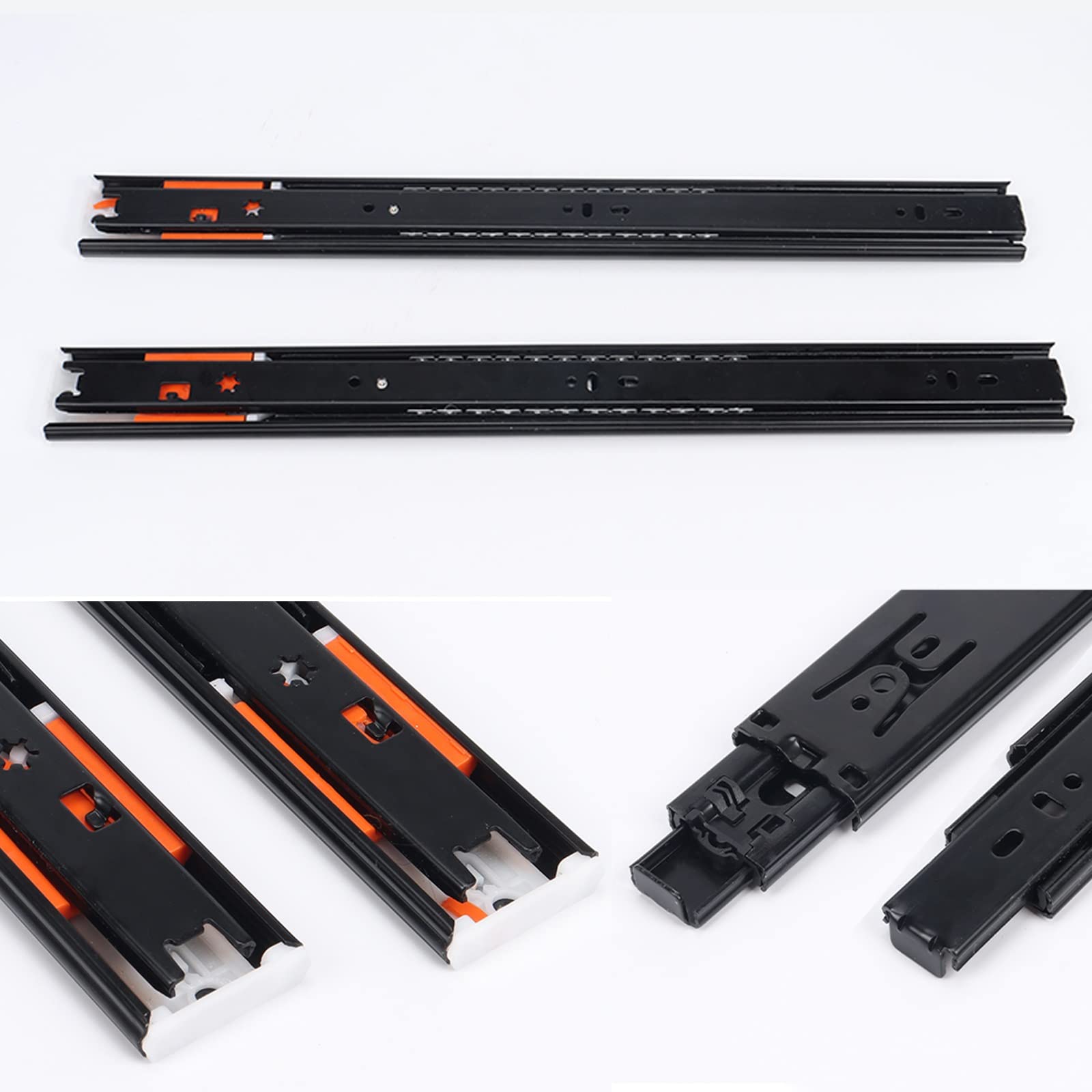 V3VOGUE Guias Telescopica Para Cajones, Guías Correderas, Guías