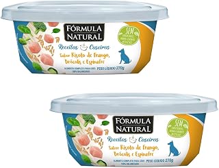 2x Ração Úmida Formula Natural Receitas Caseiras Cães Risoto de Frango 270g