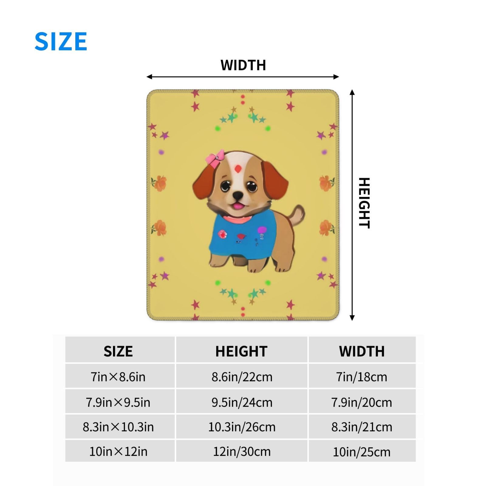 Hundetrainer Geschenk Lustiges Yorkie-Hunde-Mauspad, Computer-Mauspad,  Wasserdicht, Schreibtischunterlage, Laptop, Schreibtisch, Schreiben,  Bu00fcro, Mauspad Fu00fcr Laptop, Gaming, Zuhause, 20 X 24 Cm Dog Mum, image size:1600x1600