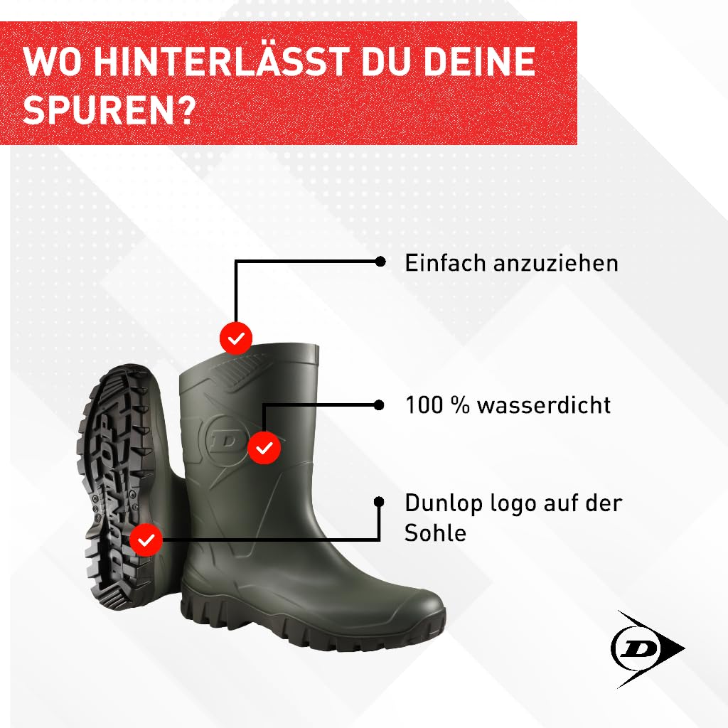 Dunlop Dunlop Gummistiefel grün - Buty gumowe Mężczyźni