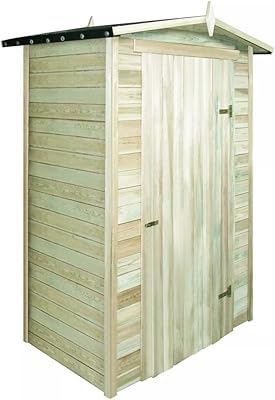 Casetta in legno addossata 201 x 105 x 217 cm Mod. Cortina