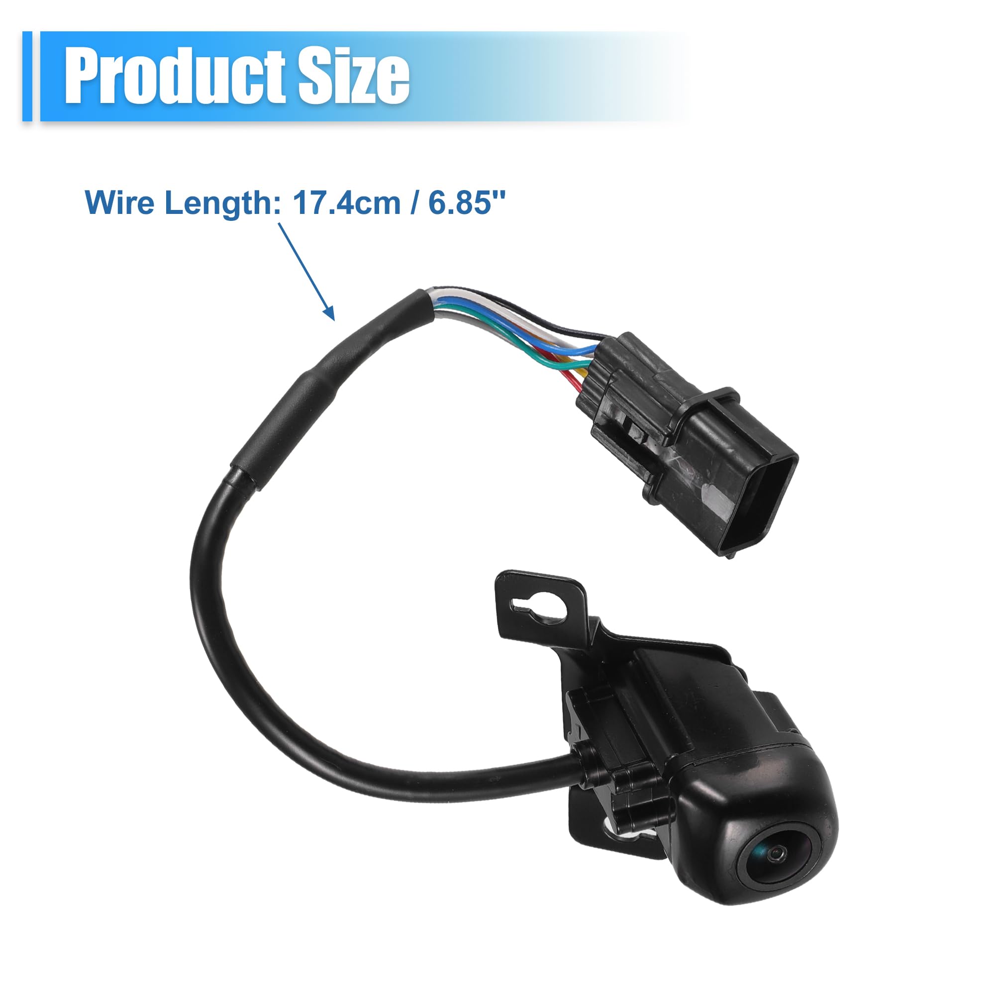 A ABSOPRO Telecamera Posteriore per Hyundai Santa Fe 17-18 1Pc