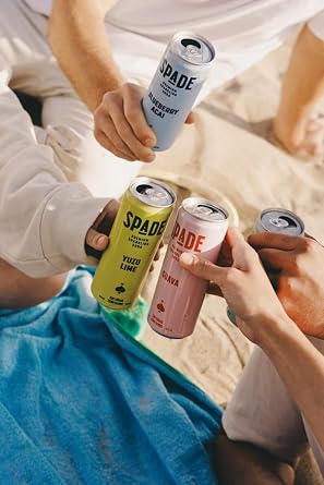 Spade Soda Deluxe Variety 12 Pack, Premium All-Natural, No Sugar, No Calories, Electrolytes, Magnesium, Potassium, Healthy Non GMO, Sweet Quality Stevia, No Artificial Sweeteners, Great Taste, Bold Taste