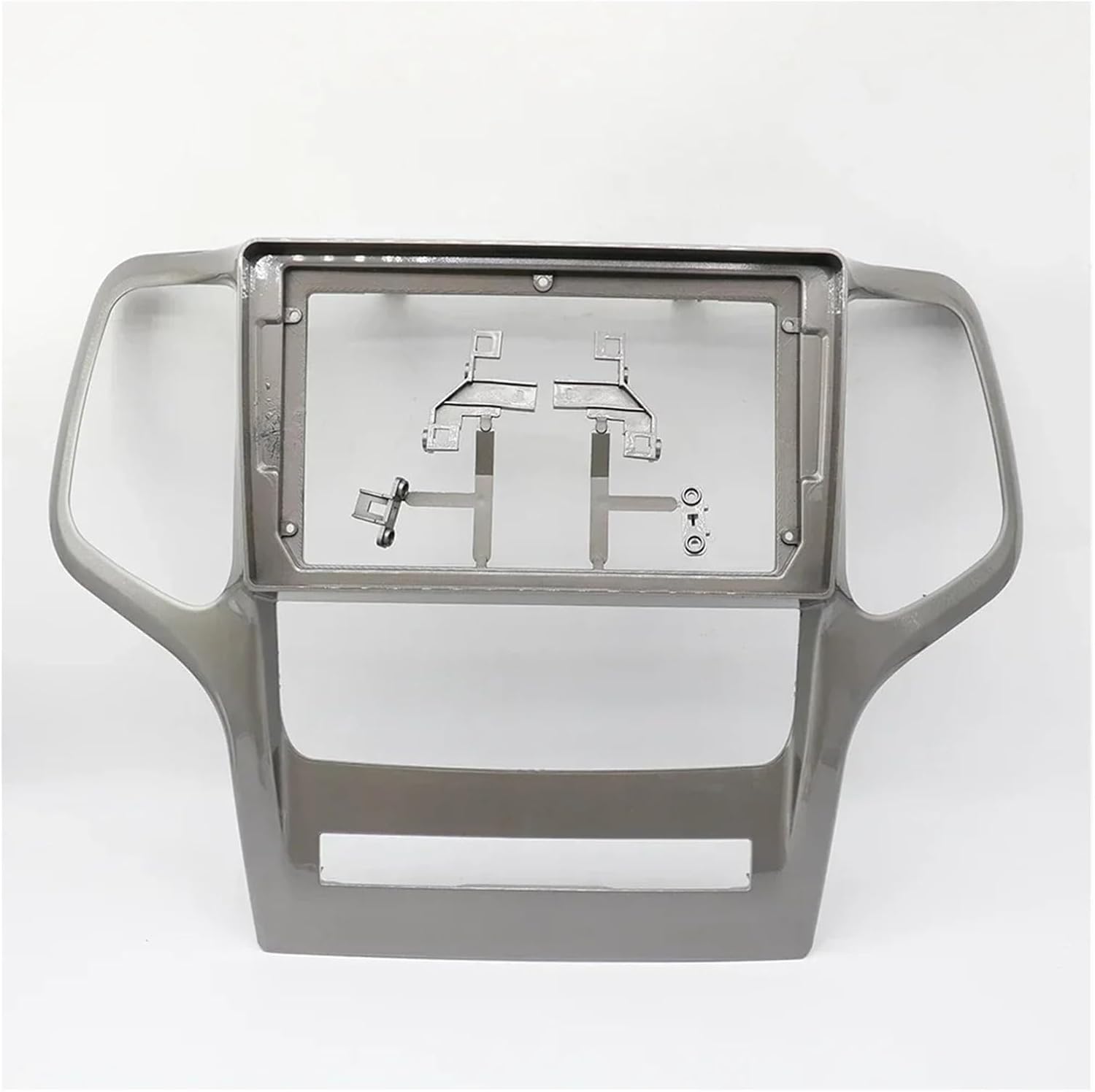 Car DVD Player Frame Compatible with Jeep Grand Cherokee 2008-2012 9 Inch Navigation Panel Car Radio Frame Android Radio