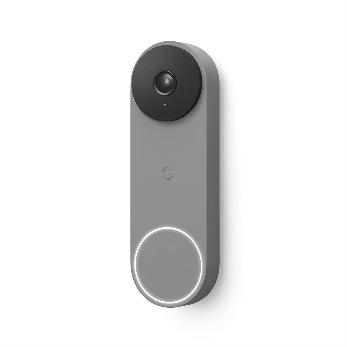 Nest Doorbell - (con cable, 2.ª generación) - Cámara con videotimbre con cable - Cámara de seguridad con timbre - Ceniza