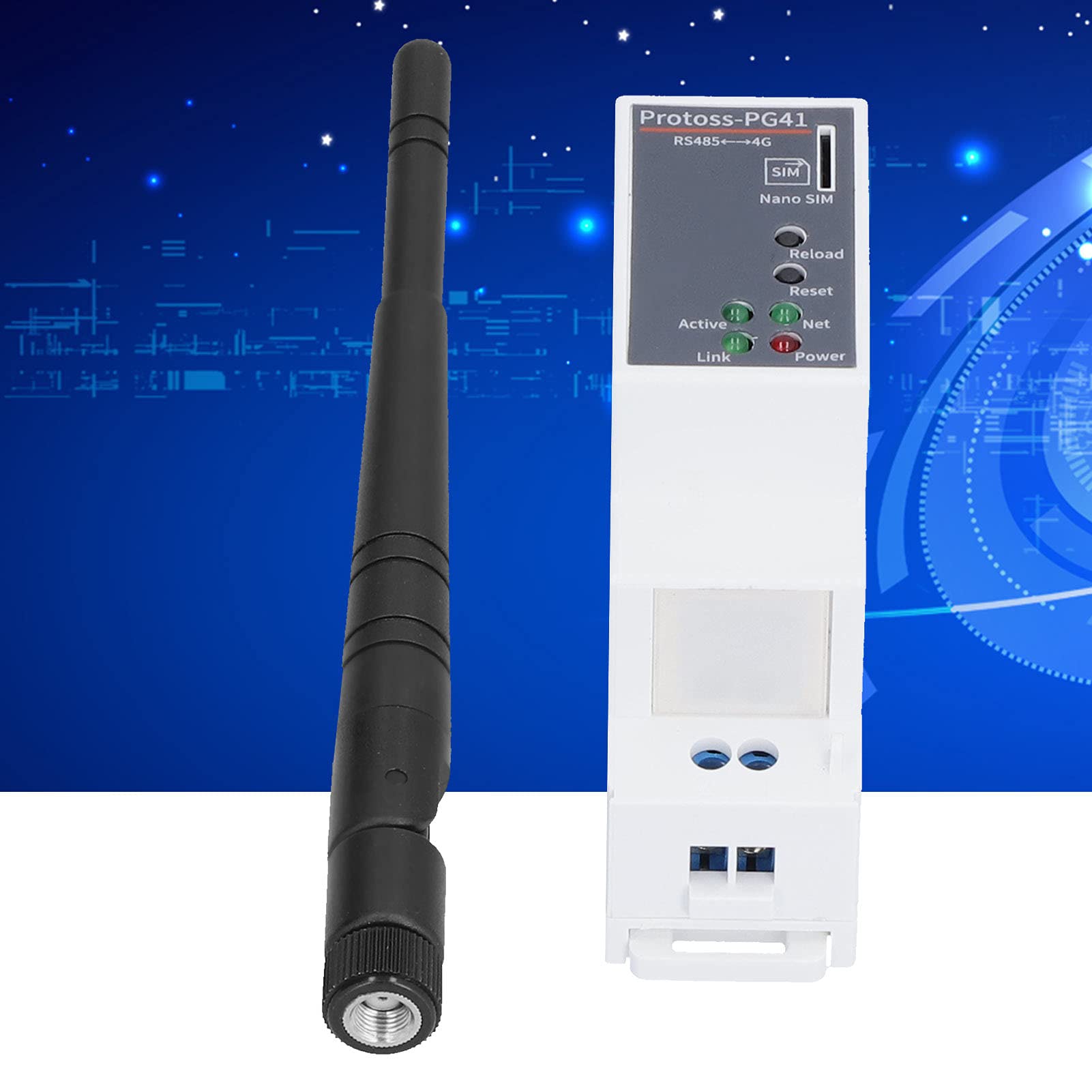 plplaaoo Serwer szeregowy Ethernet do 4G DTU montaż szynowy CAT1 5 13 częstotliwość 9 50 V DC urządzenie sieciowe w jakości przemysłowej do zastosowań zdalnych IoT