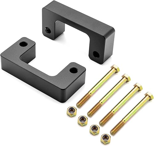 Wsays Kit de elevación de nivelación frontal de 2.5 pulgadas, espaciador compatible con Chevy Silverado GMC Sierra GM 1500 LM 2007-2023