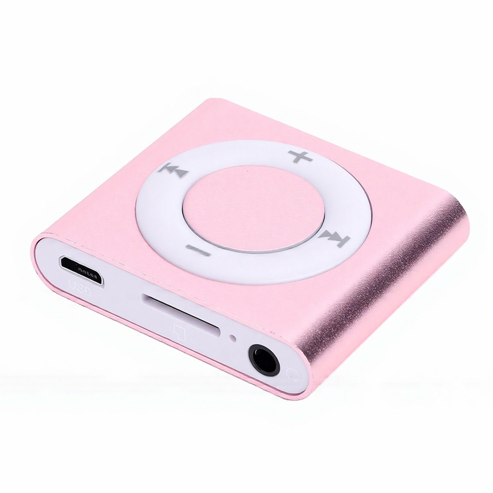 Portable MP3 Player, Built in HiFi Speaker with 64GB Expandable Storage, Long Playback, Multi Lossless Audio Formats, Music Player for Students Elderly Daily Leisure (Rose Gold)-image-46