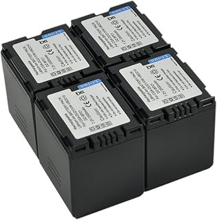 BTBAI Compatible cga-du21 Battery for panasonic du14 du07 du28 Digital Camera Video Camcorder (4X Battery+Charger AC Dual LCD)