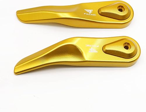 Miniatura 5 de Paramanos de motocicleta Billet Protectores de mano con deslizador para Ducati Multistrada 12601200950 y Hypermotard 950 2015 en adelante, dorado