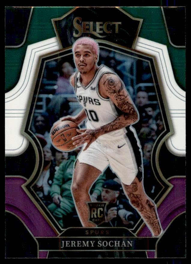 Jeremy Sochan Rookie Card 2022-23 Select Prizms White Purple #192 - Basketball Slabbed Rookie Cards