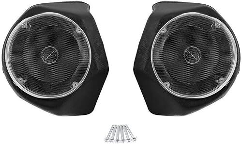 TCMT Respaldo de 6.5 pulgadas Tour Pack Altavoz trasero para Harley Touring Electra Glide Street Glide Road Glide Ultra Limited Tri Glide 2014-2023