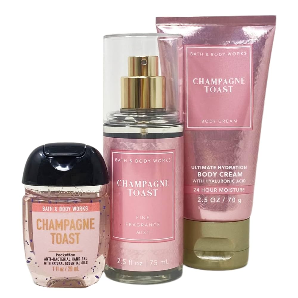 【新品】【限定】バスアンドボディワークスCHAMPAGNE TOAST　セット Amazon.com: Bath & Body Works Champagne Toast - Deluxe Gift