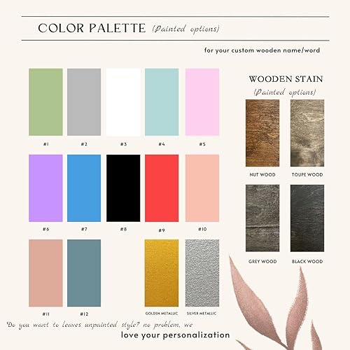 Miniatura 6 de Name Sign for Nursery Wooden Name Plaque Baby Girl Wall Decor Boys Room Nameplate Birthday Laser Cut Letters Sign Grib Newborn Gift