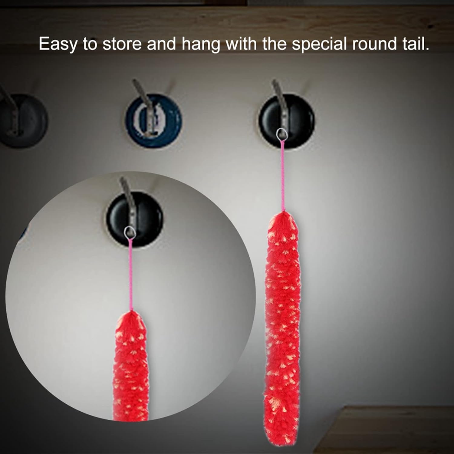 Red Nylon Utility Flute Cleaning Swabs Brush Dehumidifier Instrument Parts Lightweight, Portable, Convenient And Easy To Use : Musical Instruments