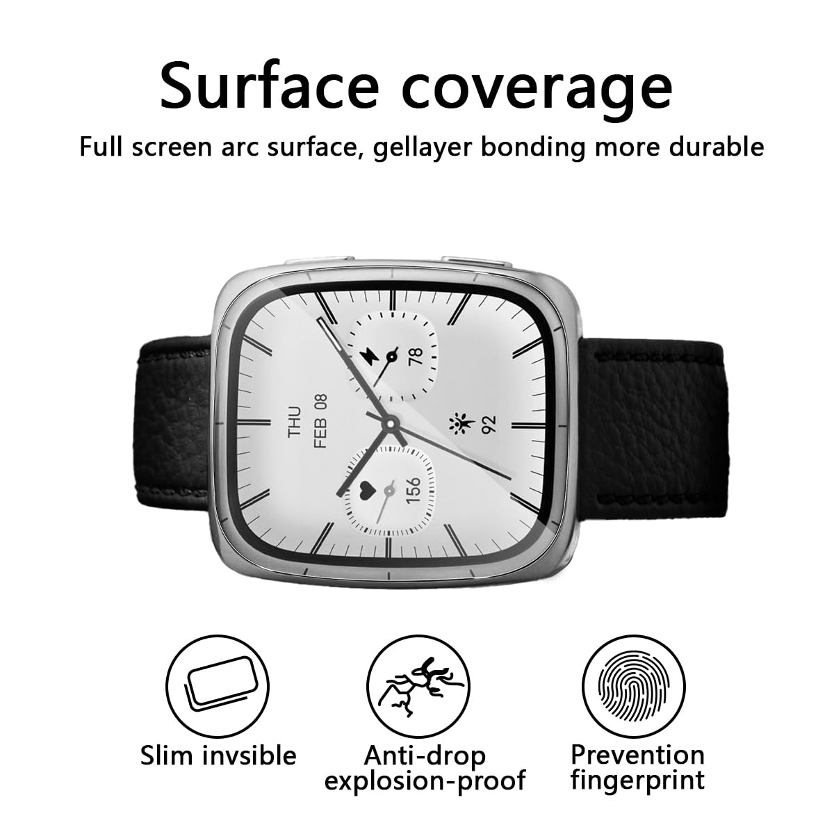 Pellicola Protettiva TPU Per Amazfit Active 2 – 3 Pezzi, Antigraffio, Autoguarigione E Cornice Di Allineamento