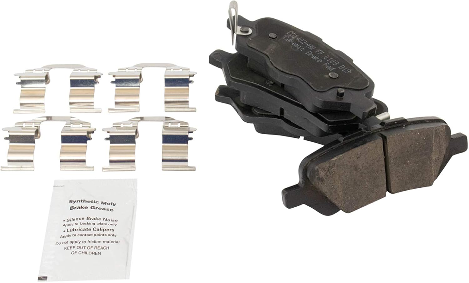 TRQ Front and Rear Brake Pad & Rotor Kit Brake Chemical Kit Brake Pads Brake Rotor Ceramic Premium G-Coated Compatible with 2009-2015 Toyota Venza