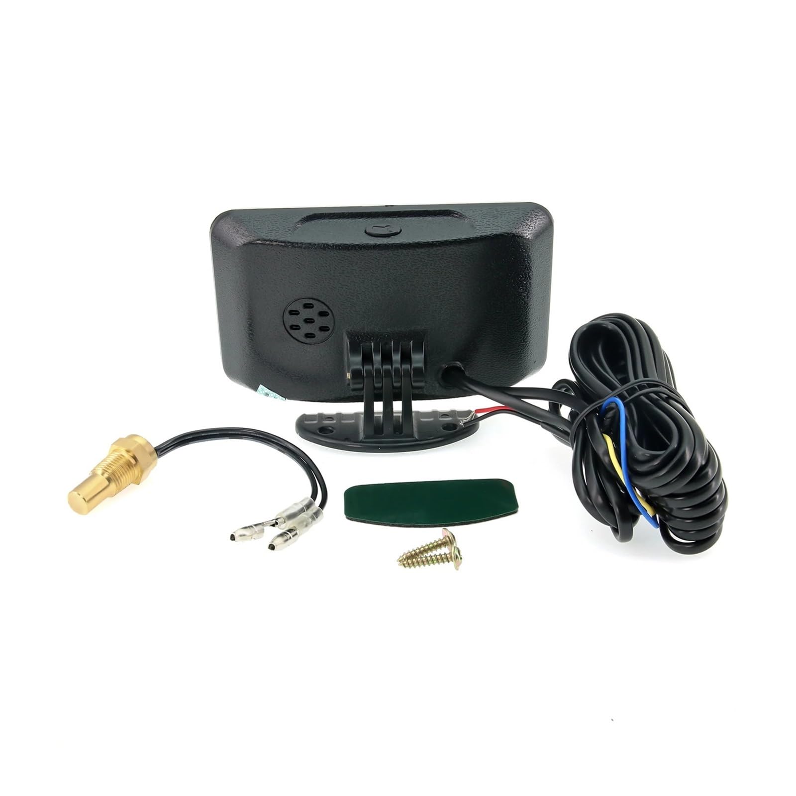 Medidor LCD 2 En 1 con Sensor De Temperatura De 10mm, Voltímetro, Medidor De Temperatura del Agua, Adaptador De 26~40mm (Opcional) For Coche Y Camión De 12V/24V(10pcs Mop)