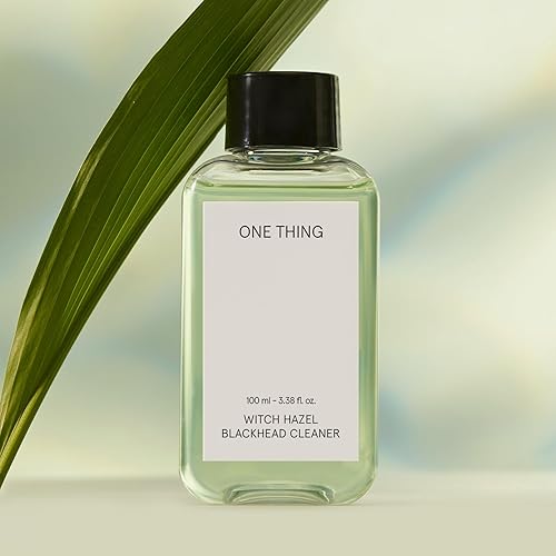Miniatura 8 de ONE THING Limpiador de puntos negros de hamamelis, 3.38 onzas líquidas. Desobstruye los poros, paquete exfoliante no irritante, tiras de poros