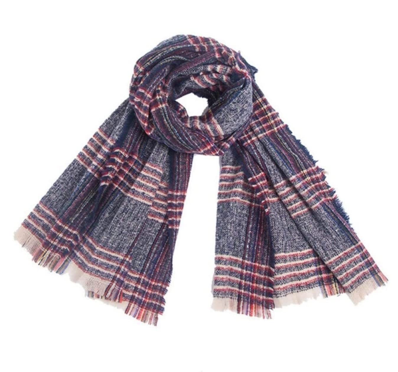 Bufanda Chal Bufanda De Mujer Bufandas De Invierno A Cuadros Chal Wraps Warm Wide Long Lady Suave y Cálida
