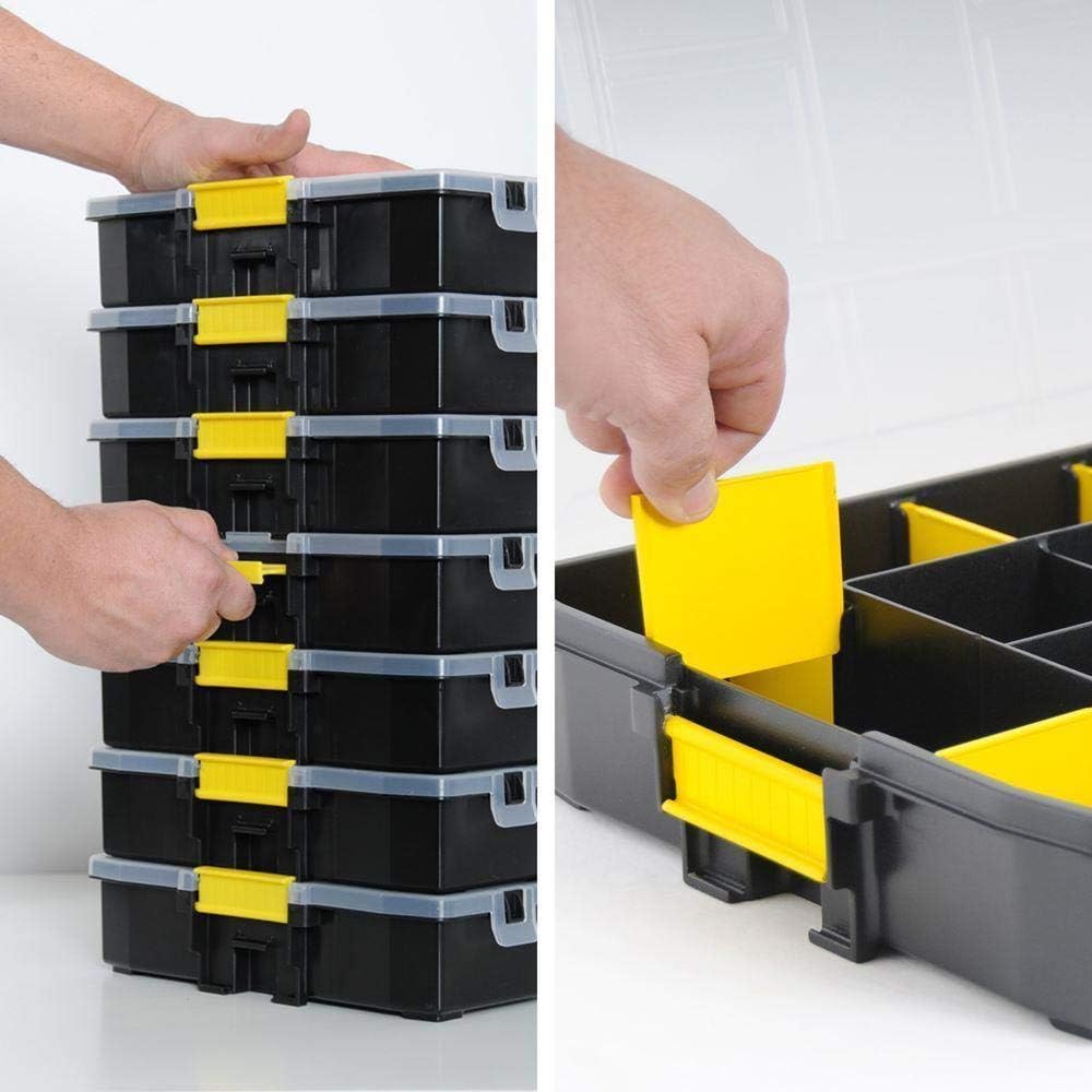 Stanley 1-97-483 Organizer "Sort Master Junior" with 14 compartments, Multicolor