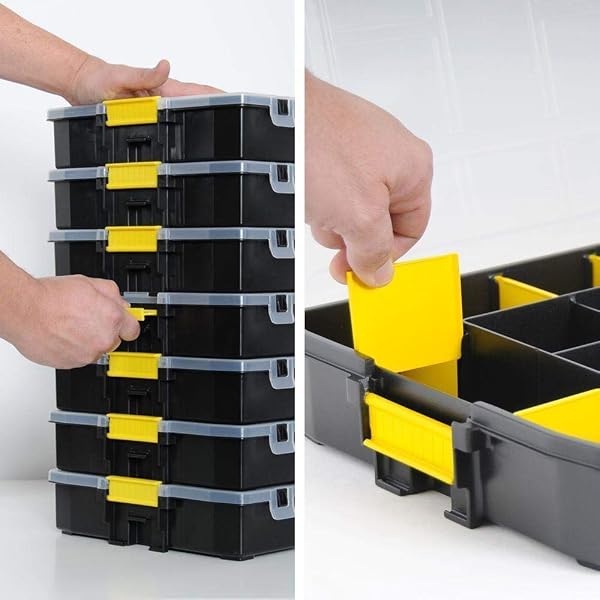 Stanley 1-97-483 - Organizador SortMaster Junior, Negro - 4