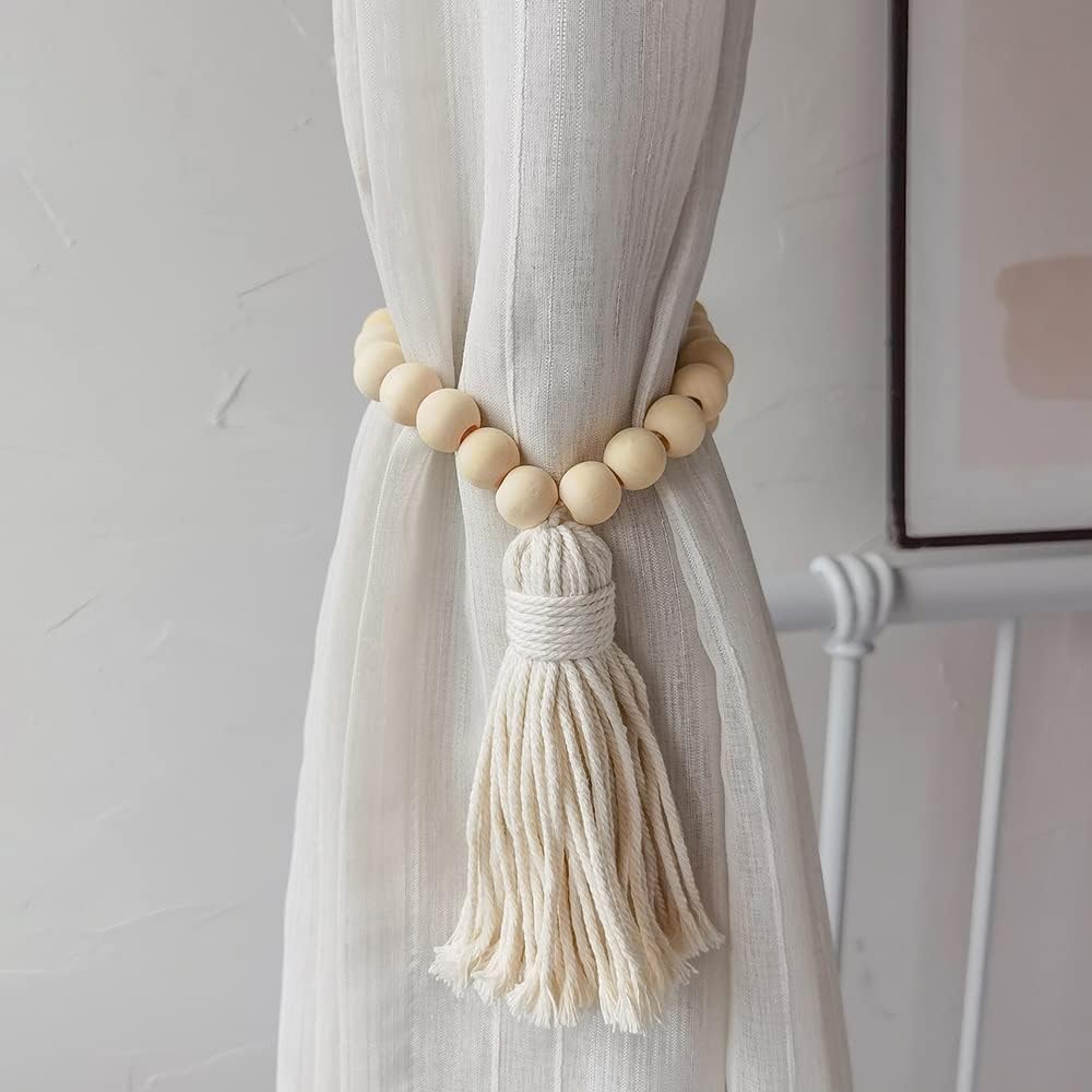 FMURY Curtains Fringe Curtain Tieback Home Decoration Accessories Curtain Holdback for Living Room Bedroom Decor