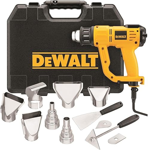 Pistola de calor DeWalt d26960 K para trabajo pesado, con pantalla LCD