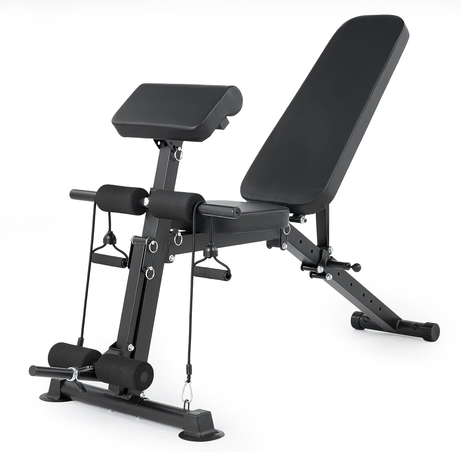 Garvee Adjustable Weight Bench, Foldable Workout Bench for Home Gym, Trength Training Gym Bench