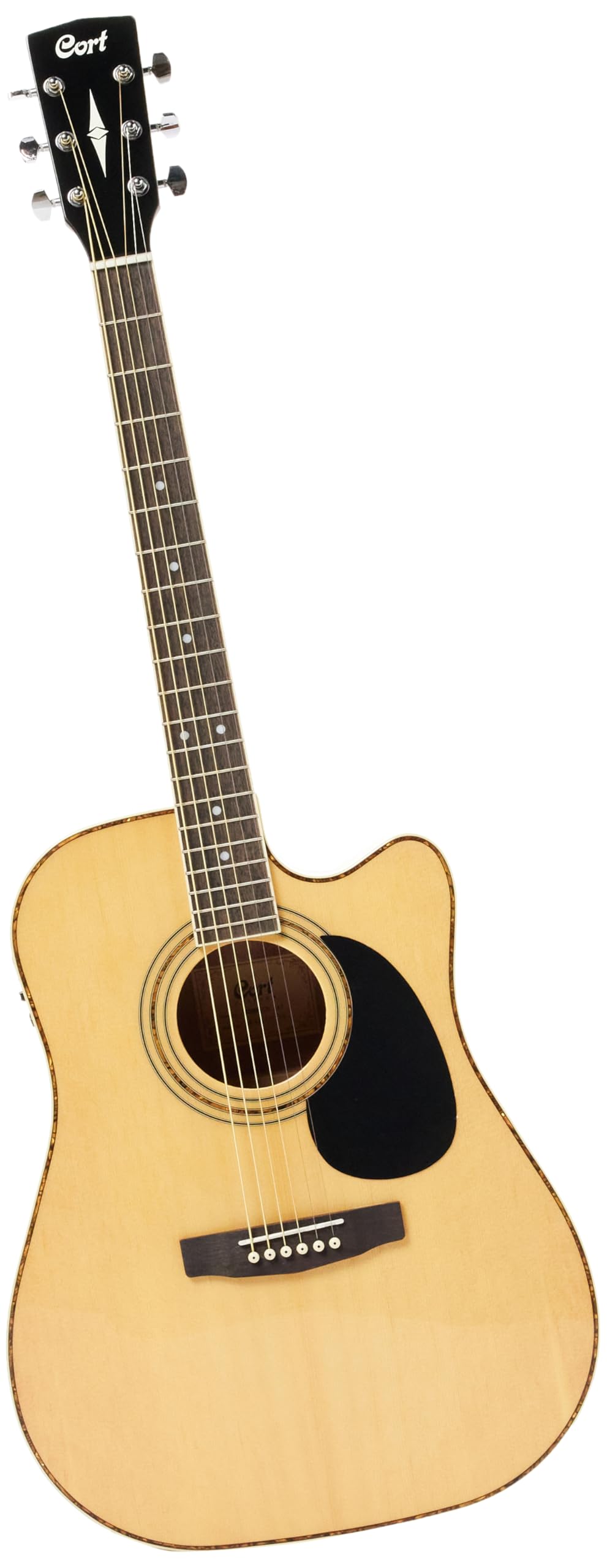CORT AD880 NATURAL GLOSS + GIGBAG Akustyczne gitary elektryczne Stal akustyczna elektryka