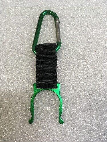 カラビナペットボトルホルダー グリーン （1個）