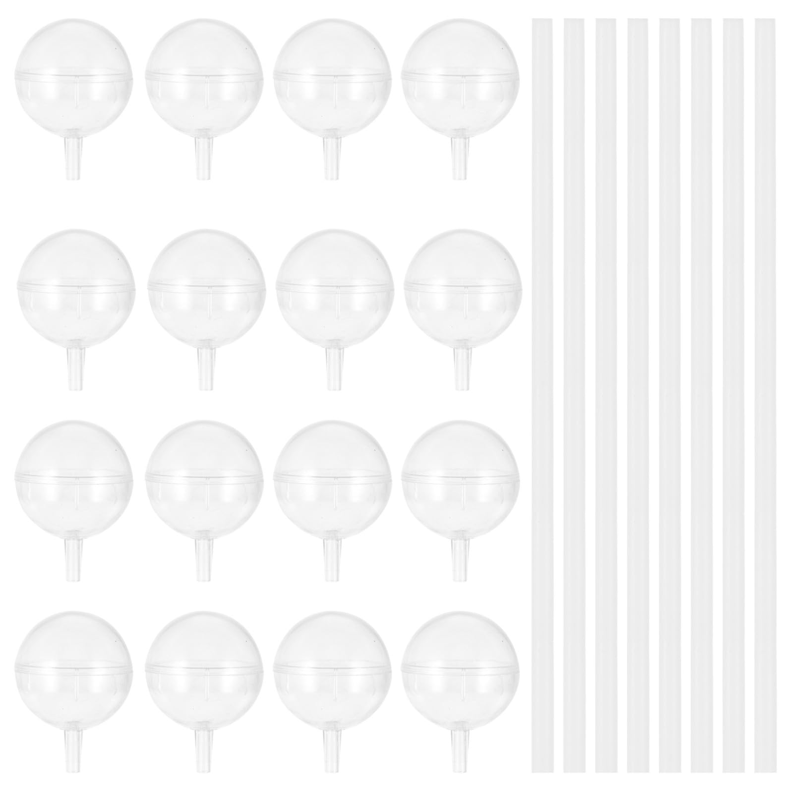 Toddmomy 100 Unidades Soporte Base Reutilizable para Bolas Chocolate de Plástico Fija para Ramo DIY y Decoración de Dulces en Manualidades