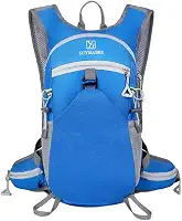 Mochila de Hidratação 2L Premium, Impermeável, com Bolsos Múltiplos e Apito de Emergência para Trilhas, Bike, Corrida, Camel bag