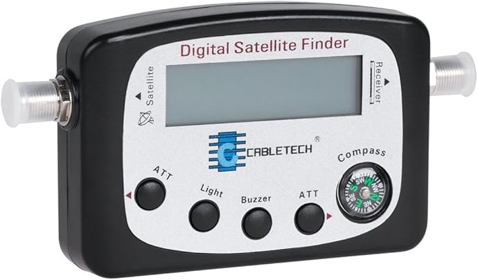CABL etech mie0201 nbsp SATFINDER Pregiato Misuratore justierung
ottimale antenne satellitari anazeige LCD con bussola nero Prezzo
stimato : 16,66 € CABL etech mie0201 nbsp SATFINDER Pregiato Misuratore justierung
ottimale antenne satellitari anazeige LCD con bussola nero Prezzo
stimato : 16,66 €
