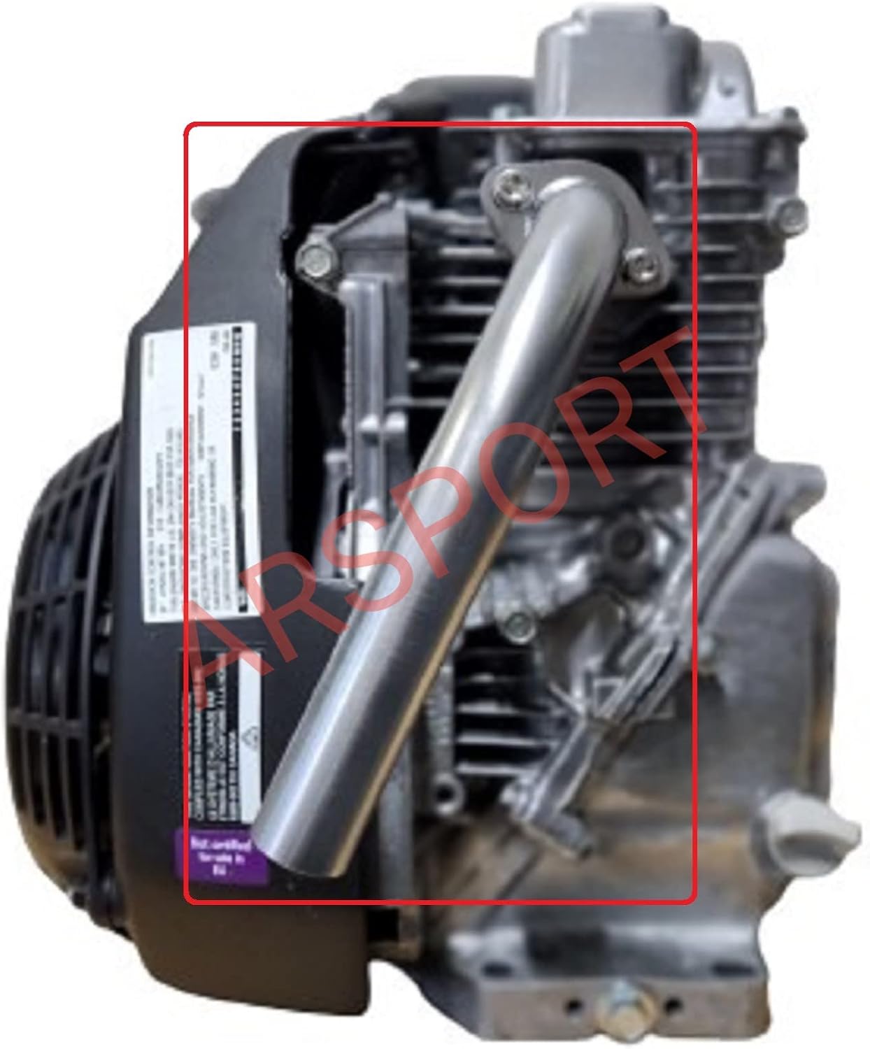 Straight pipe Exhaust Header for Hond GC160 / Hond GC190