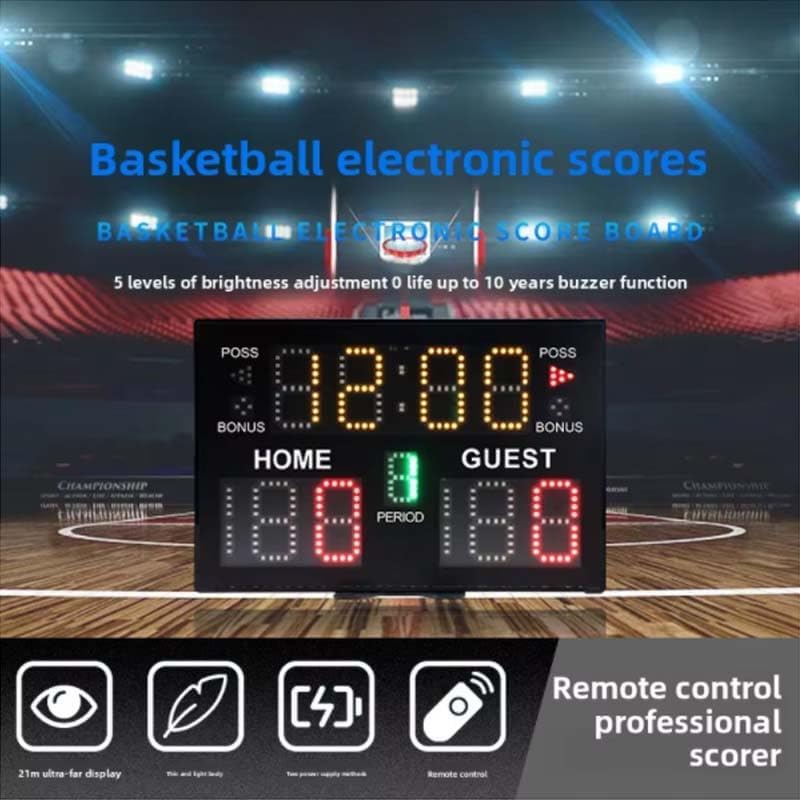 Basketball Game Electronic Scoreboard 24 Second Timer Scoreboard