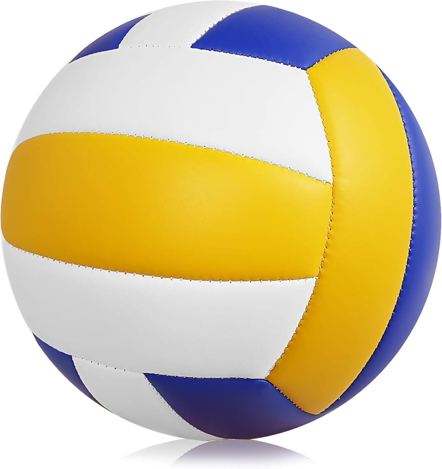 18 Panel Official Size Volley Ball | Size 5 PU Leather Soft Volleyball | For Indoors, Outdoors & Beaches | Professional for Adults & Kids